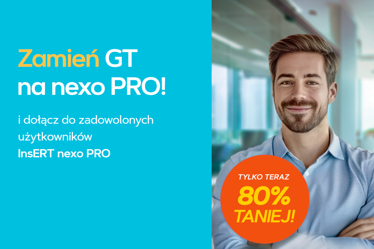 Zamień GT na nexo PRO aż 80% taniej!