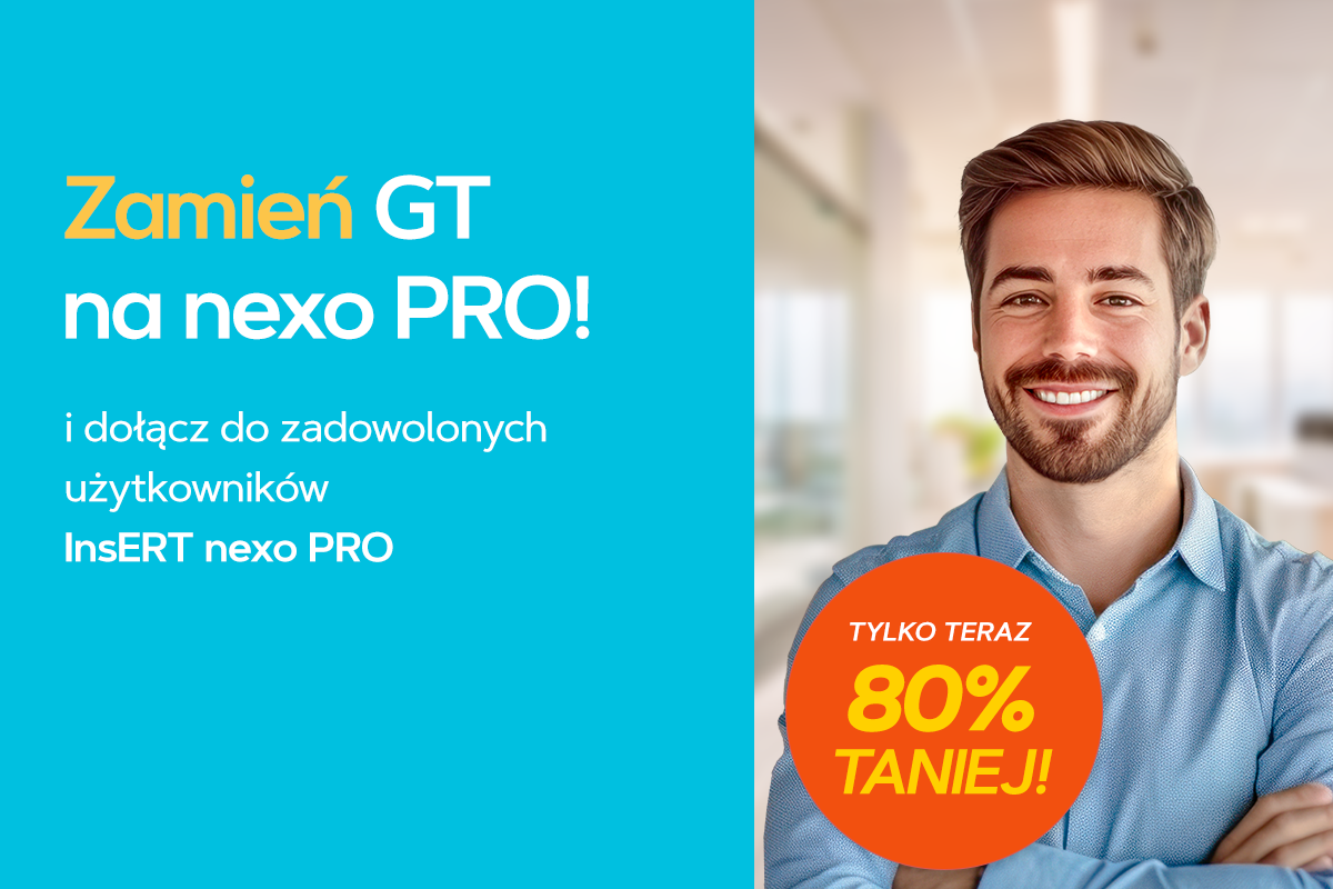 Zamień GT na nexo PRO 80% taniej